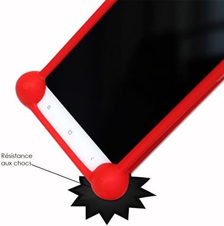 PH26 Ütésálló Piros Szilikon Lökhárító Esetben a Xiaomi Mi 5 Magas Edition
