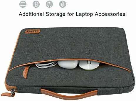 LONMEN 13.3 Hüvelykes Laptop Sleeve Esetben Notebook Táska Vízálló Táska Hordozó Kompatibilis Apple 13 MacBook Air 2014-2017/13.5