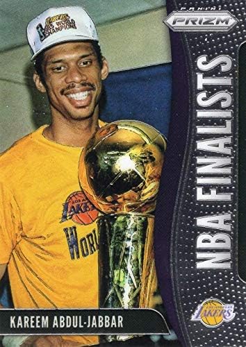 2019-20 Prizm NBA-Döntőben 4 Kareem Abdul-Jabbar Los Angeles Lakers Hivatalos Panini Kosárlabda Trading Card