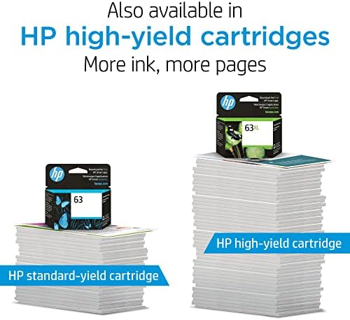 Eredeti HP 63 Fekete/Tri-color Festék (2 csomag) | Működik HP DeskJet 1112, 2130, 3630 Sorozat; HP ENVY 4510, 4520 Sorozat; HP OfficeJet