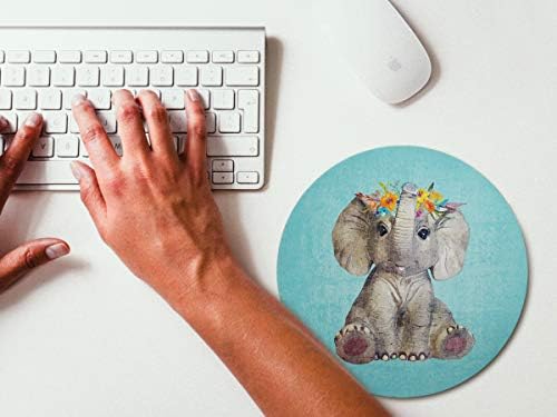 Cuki Elefánt Karakter, egy Garland Az Egér pad. Mousepad Csúszásmentes Gumi Gaming Mouse Pad Téglalap Egérpadok a Laptop Számítógépek