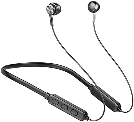 NA Vezeték nélküli Fejhallgató Bluetooth-Kompatibilis 5.0 Sport Neckband Fülhallgató Hordozható Ergonomikus Fekete