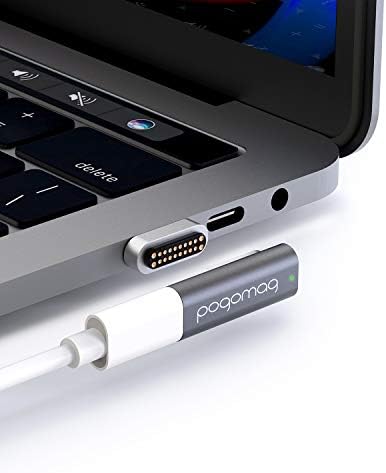 Mágneses USB-C Adapter, pogomag PD 100W gyorstöltés 20Pin C Típusú Adapter 10 Gbps adatátviteli 4K Videó Kimenet Kompatibilis MacBook
