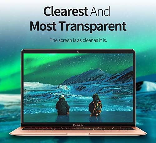 skoko [2 Csomag] Clear Screen Protector Kompatibilis Macbook Air 13 Hüvelykes 2021 M1 (A2337), Könnyű telepítés, Oleophobic bevonat,