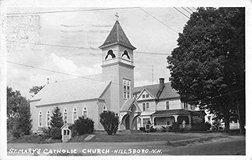 Hillsboro New Hampshire kilátás a Szent Mária Katolikus Egyház igazi fotó pc Z50981