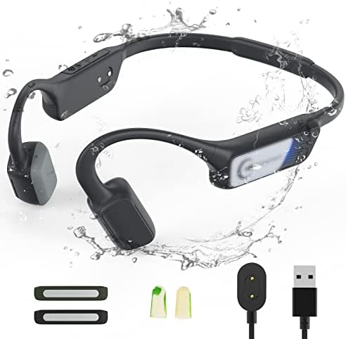 Vezeték nélküli csontvezetéses Fejhallgató - Mojawa Sport Nyissa meg a Bluetooth-Fejhallgató Fülhallgató w/Mic, Prémium Minőségű a