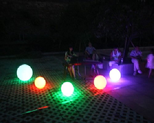 Glovion Vízálló Több Szín RGB LED Hangulat Lámpa távirányítós Led Labdát, Világít A Sötétben, Kerti Lámpa Kültéri Táj Kerti világítás