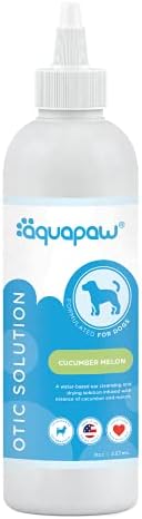 Aquapaw - Otic Fül Kezelés, Kutya Füle Tisztább Megoldás, Természetes Víz-Alapú Fül & Bőrt Lehúzni a Háziállat - Eltávolítja a Viasz