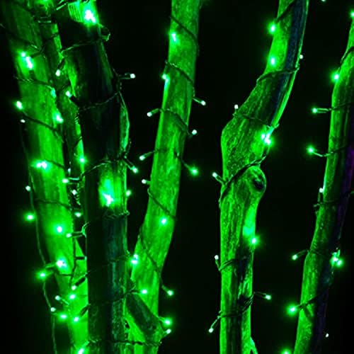 kemooie 1000 LED 328Ft Zöld String Fények, 8 Ragyogj Mód Memória Funkció Szent Patrik Nap Fények, Csatlakoztassa Vízálló Fények a
